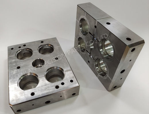 P20 Mold Steel Multi-Cavity Cavity Insert Block with ±0.005mm Tolerance for Plastic Injection Molds