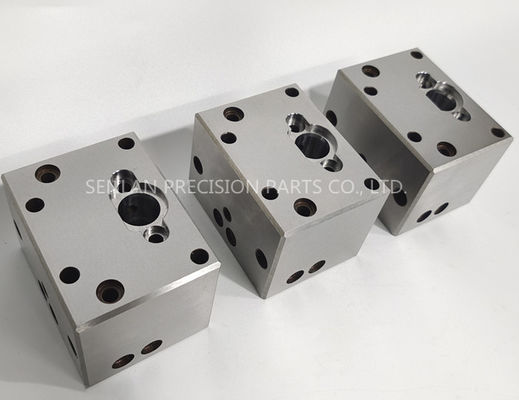 Custom CNC Milled Mold Parts | Precision Square Components in SKD61, YK30, 40Cr
