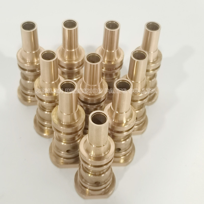 Brass Customized Precision Mould Parts Cnc Lathe Parts Machining Components