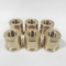 Brass Precision Plastic Mould Parts Thread Core Coarse Pitch Axles With Pitch Nuts
