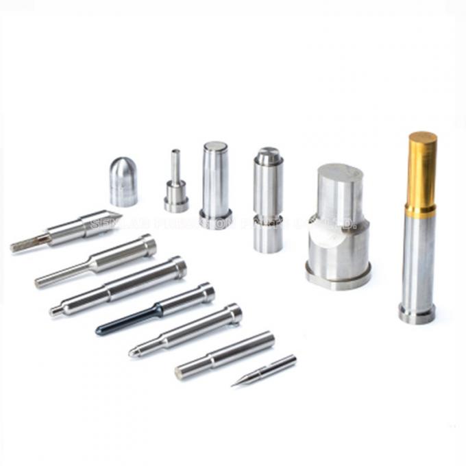 Precision Die Punch Pins , M2 HSS Punch Toolings Insert Pin Tool With TIN