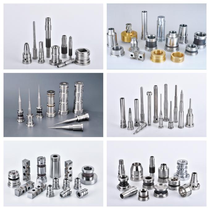 Movable Core Hitachi SKD61 Plastic Mould Parts Collapsible Core For Precision ...
