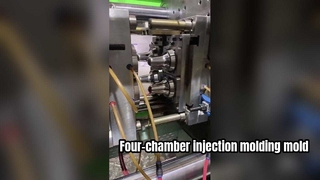 Four-chamber injection molding mold