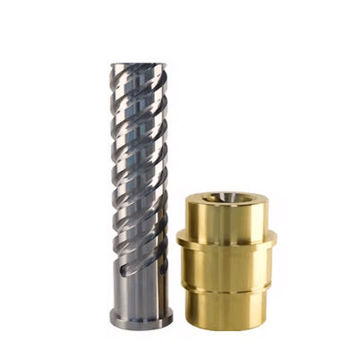 High-Precision Custom CNC Machining Threaded Unscrewing Cores and Lead Nuts for Injection Mold
