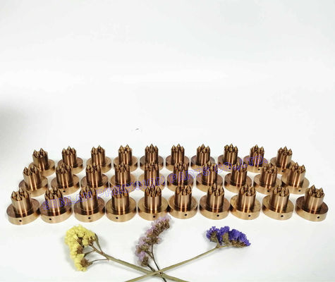 Beryllium Copper Inserts for Plastic Injection Moulds with High Thermal Conductivity, Precision Machined to Reduce Cycle Time